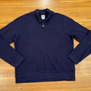 Johnnie-O navy 3 button sweater/sweatshirt